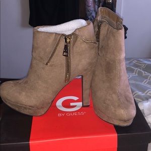 G by Guess Taupe boots